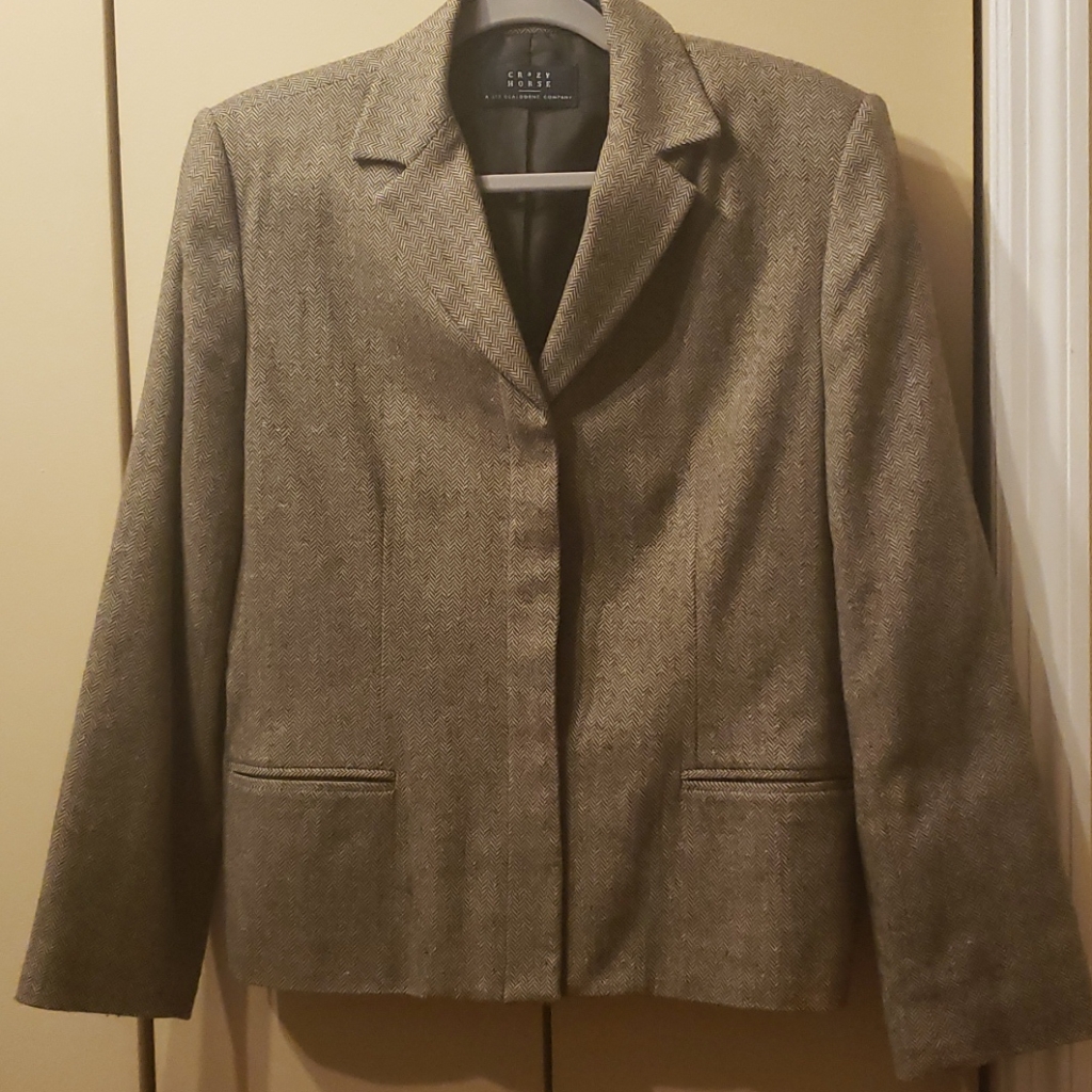 Herringbone Fully Lined Jacket